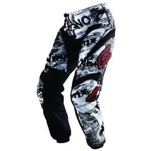  2012 ONEAL YOUTH ELEMENT PANTS   TOXIC (BLACK/WHITE 