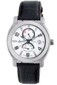   Mens Luna Automatic Silver Dial GMT Leather Wrist Watch 847051AS.AA.K