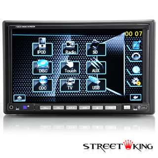This top of the line Super Car DVD Player with double din detachable 