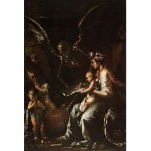  Hand Made Oil Reproduction   Salvator Rosa   24 x 36 
