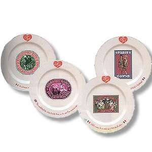  I Love Lucy Collectible European Vacation 8 Diner Plates 