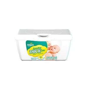 PAMPERS BABY WIPES TUB SEN/THK Size 60 Health & Personal 