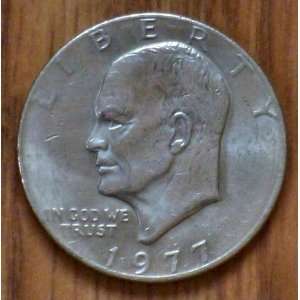  1977 Eisenhower Silver Dollar 