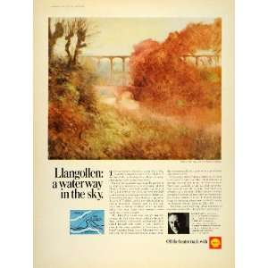   Aqueduct River Dee Wales   Original Print Ad