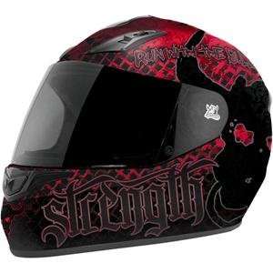   Strength SS1000 Run with the Bulls Helmet   X Small/Red Automotive