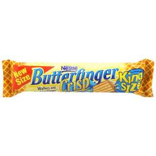 Nestles Butterfinger Crisp King Size, 3.17 Ounce Candy Bars (Pack of 