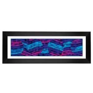  Giclee Blue Optics 52 1/8 Wide Wall Art