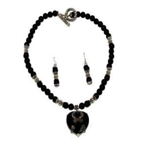  Elegant Black Onyx Round Bead Necklace Jewelry