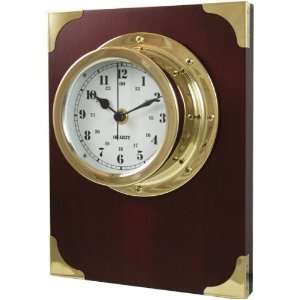   Clock, Arabic (Water Proof), Brass with Plaque Patio, Lawn & Garden