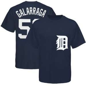  Majestic Detroit Tigers #58 Armando Galarraga Navy Blue 