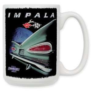  59 Chevy Impala 15 Oz. Ceramic Coffee Mug Kitchen 