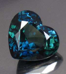 Natural Intense Green and Blue Bi Color Sapphire 2.60ct VVS  