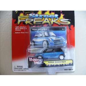  Johnny Lightning Mini Cooper Street Freaks Blue No.8 Toys 