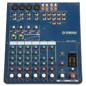  Yamaha MG102C 10Ch Pa Mixer W/ Compression PA Mixer 