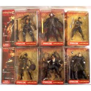 Onimusha 2 Samurais Destiny   Set of 6 Figures   Fuma Kotaro, Yagyu 