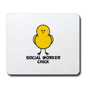  Social Worker Chick Social worker Mousepad by  