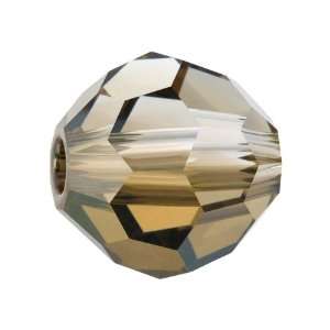 5900 14mm Large Faceted Round Large Hole Crystal Bronze 