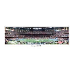   Stadium, Champions XXXVI Panoramic Print Unframed