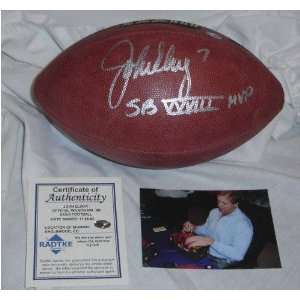   SB XXXIII Football with SB XXXIII Inscription