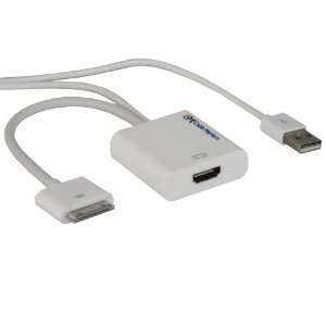   with Built in Charging Cable and 6 FT White HDMI Cable Electronics