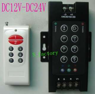 Wireless 3CH RGB LED controller + RF remote control