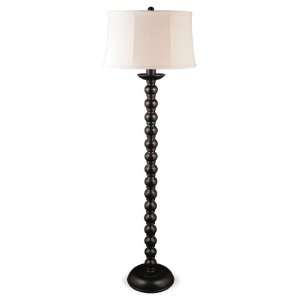  Lighting Enterprises F 6014/1493 Black Mahogany Floor Lamp 