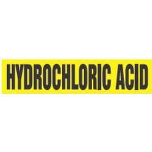 HYDROCHLORIC ACID   Cling Tite Pipe Markers   outside diameter 1 1/2 