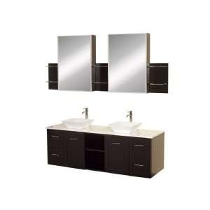 Wyndham Collection WC WHE007 SH 60E TW WCS 60 Wall Mounted Double 