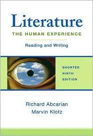 Literature The Human Experience Shorter Reading and Writing 