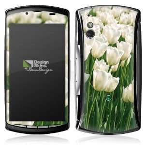   for Sony Ericsson Xperia Play   White Tulip Design Folie Electronics