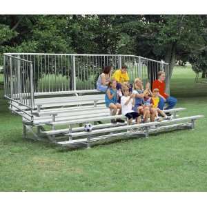  Ultra Play Aluminum Bleacher with 2 Rows 15 Long Sports 