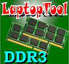 8GB 2X 4GB DDR3 PC3 10600 SODIMM PC10600 1333MHz LAPTOP items in 