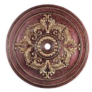 Livex Lighting 8229 63 Ceiling Medallion Verona Bronze with Aged Gold 