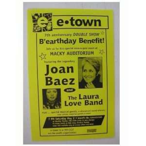  Joan Baez Laura Love Band Handbill Poster 