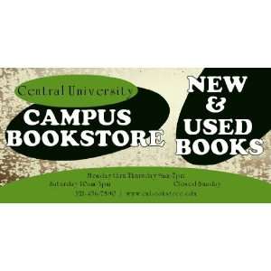  3x6 Vinyl Banner   Campus Used Book Store 