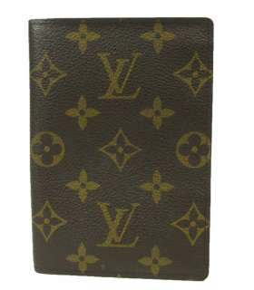 Louis Vuitton LV Monogram Canvas Travel Passport Holder Business Card 