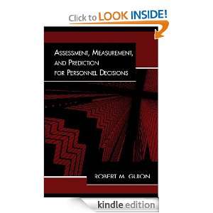 Assessment, Measurement, and Prediction for Personnel Decisions 