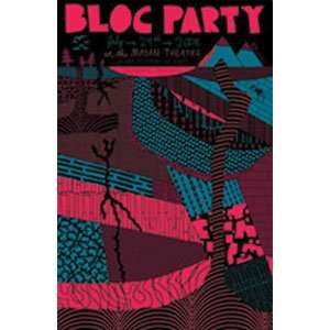  Bloc Party   Posters   Limited Concert Promo