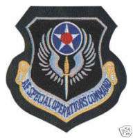 AIR FORCE SPECIAL OPERATIONS OPS LEATHER VELCRO PATCH  