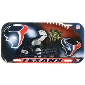   Houston Texans   Collage High Def License Plate Automotive
