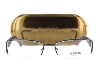 NEW Guess GU 1647 BLK 54 17 135 Black Eyeglasses  