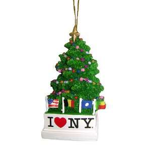   Love New York NYC Rockefeller Center Tree Christmas Ornament #NY0701