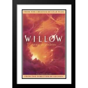  Willow 32x45 Framed and Double Matted Movie Poster   Style 