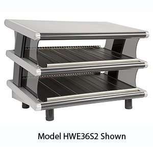   Euro Heat Wave 48 Slanted Double Shelf Merchandiser 