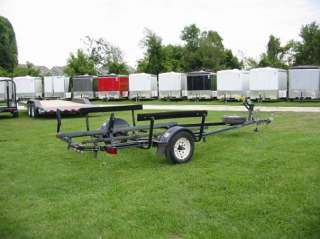 7222 USED Yacht Club Boat Trailer, 1990, 19 foot, Bunks, Blue, Spare 