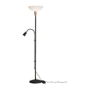  Ikea Jokel Floor Uplight/Reading lamp, Black Everything 