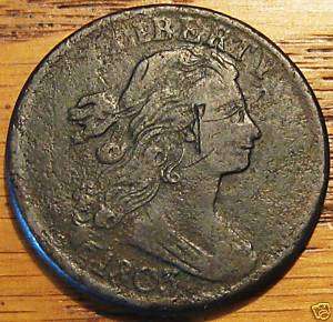 1803 DRAPED BUST LARGE CENT VF DETAILS 23W  