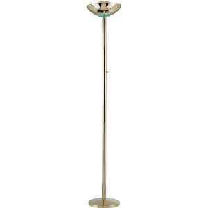 Basic II Collection Energy Saving 72 Polished Brass Torchiere Lamp LS 