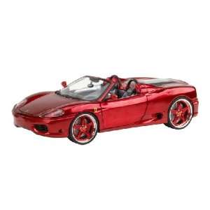  Ferrari 360 Modena Spider Whips Red 118 Diecast Car Toys 