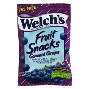 Welchs Fruit Snack Grape 5 oz. (Pack of 3)  Grocery 
